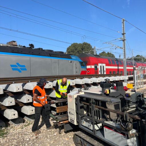 קידוחי קרקע רכבת ישראל